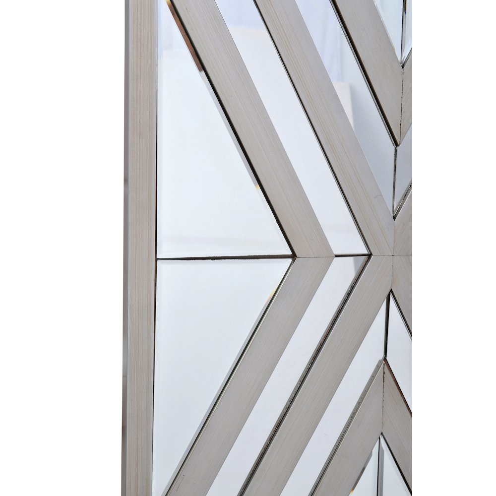 Silver Aspen Diamond 72″ Mirror
