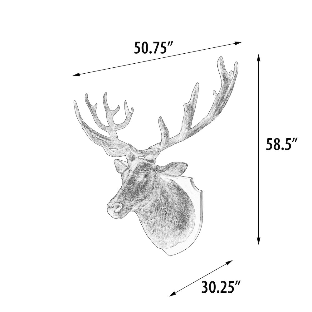 Imperial Grand Stag Head Wall Decor