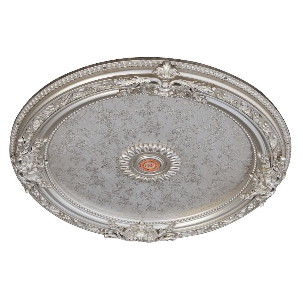 Champagne Round Chandelier Ceiling Medallion 36in