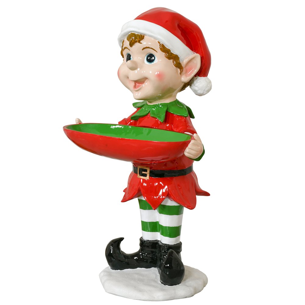 40in Holiday Elf with Tray