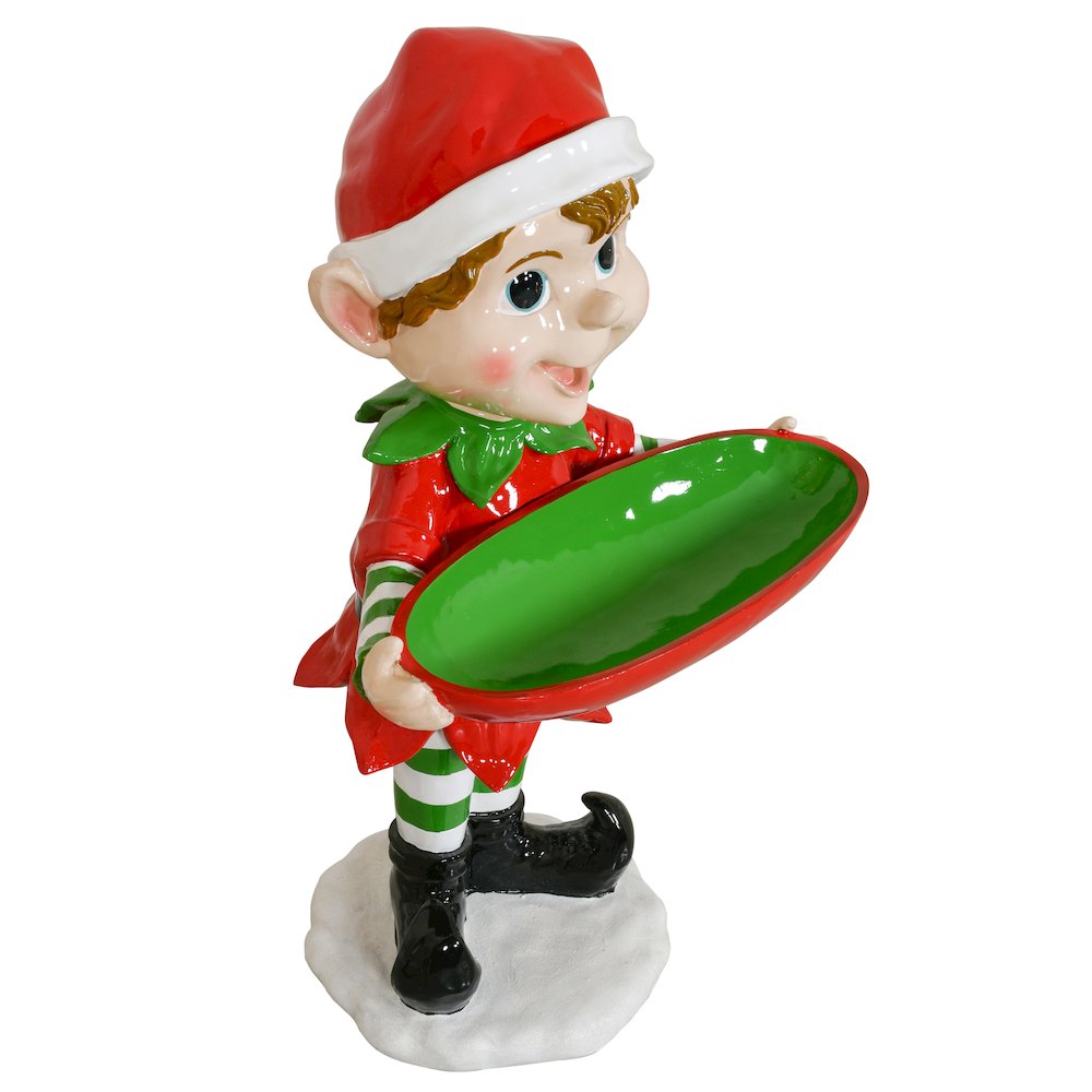 40in Holiday Elf with Tray