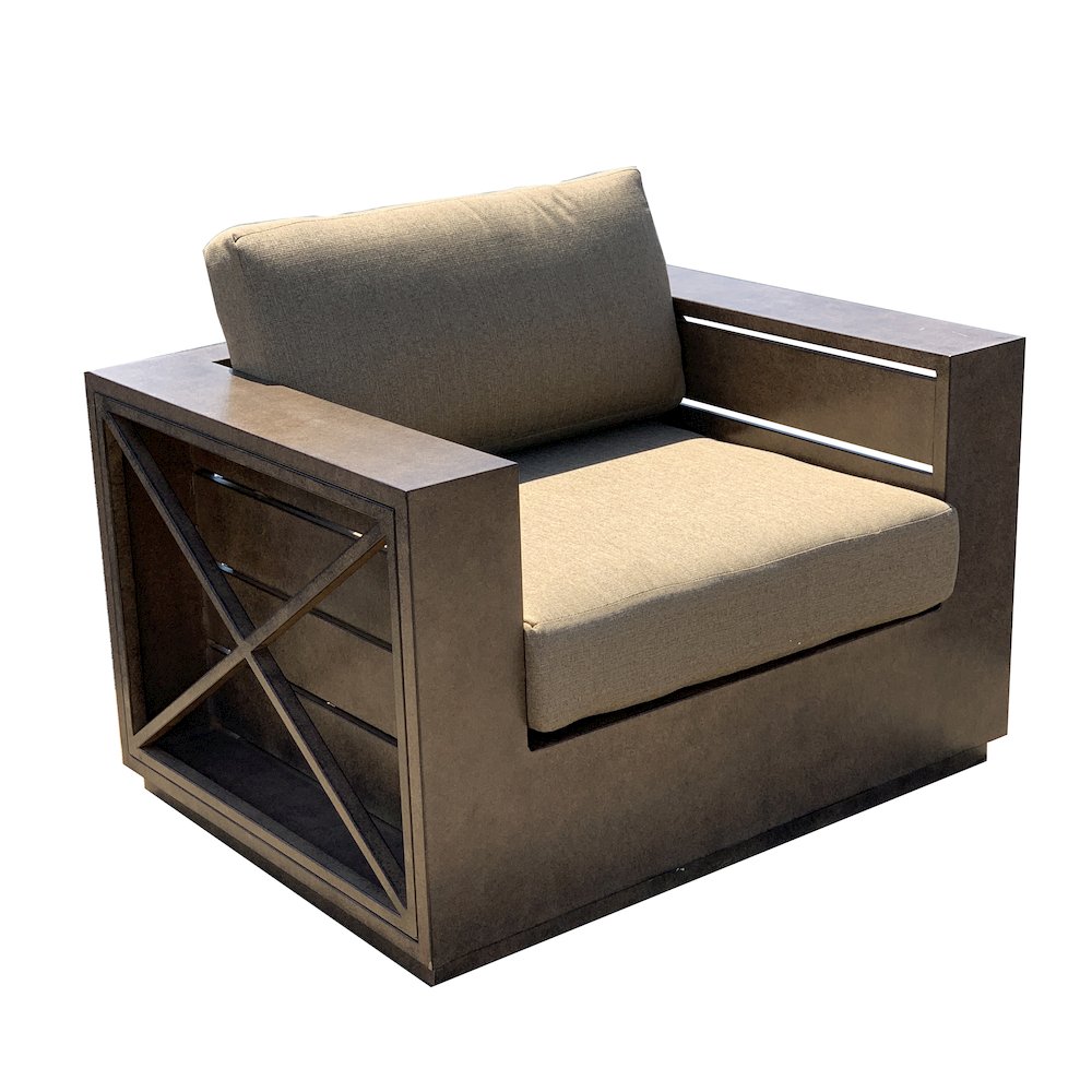 Modern Rustic Club Chair