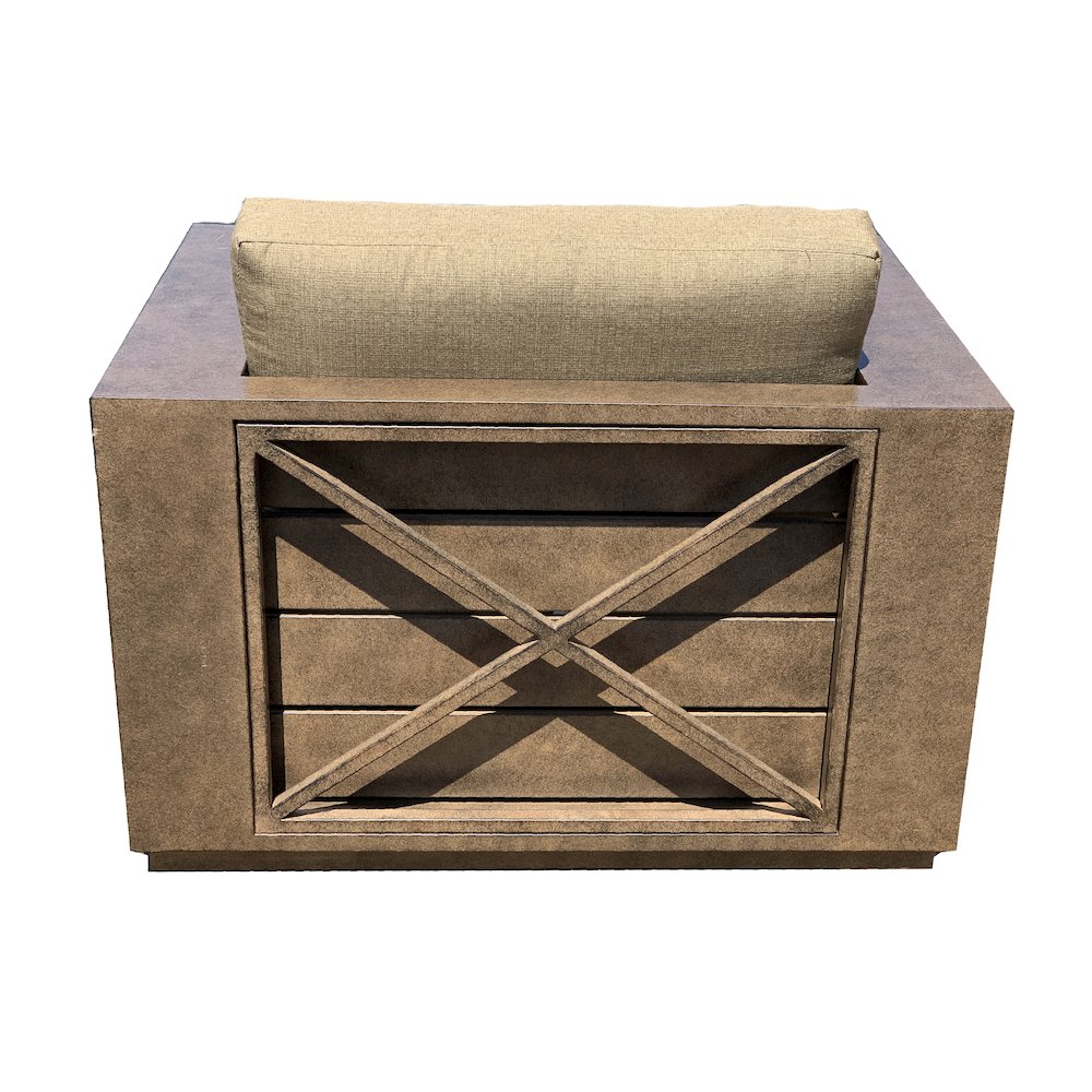 Modern Rustic Club Chair