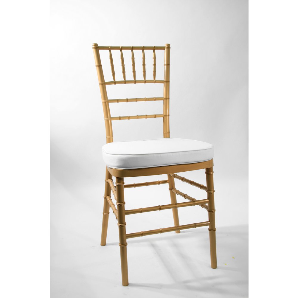 Commerical Seating Products Hoop and Loop White Cushions Chairs