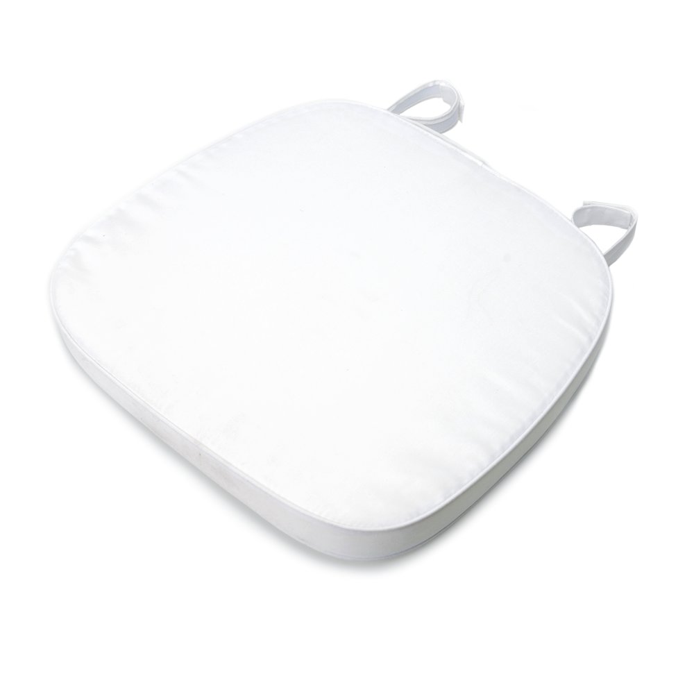 Commerical Seating Products Hoop and Loop White Cushions Chairs