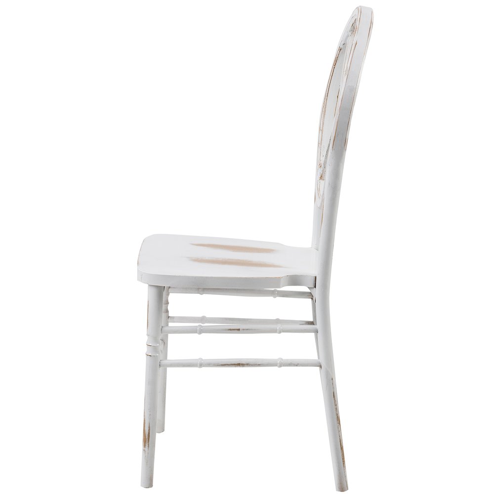 Commerical Seating Products Diamond Lime White Wash Wood Chairs