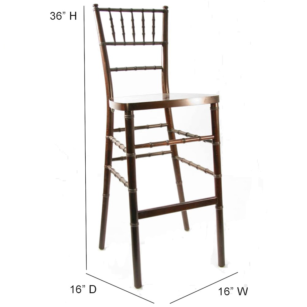 Commerical Seating Products European FruitWood Dining Bar Stool Chairs