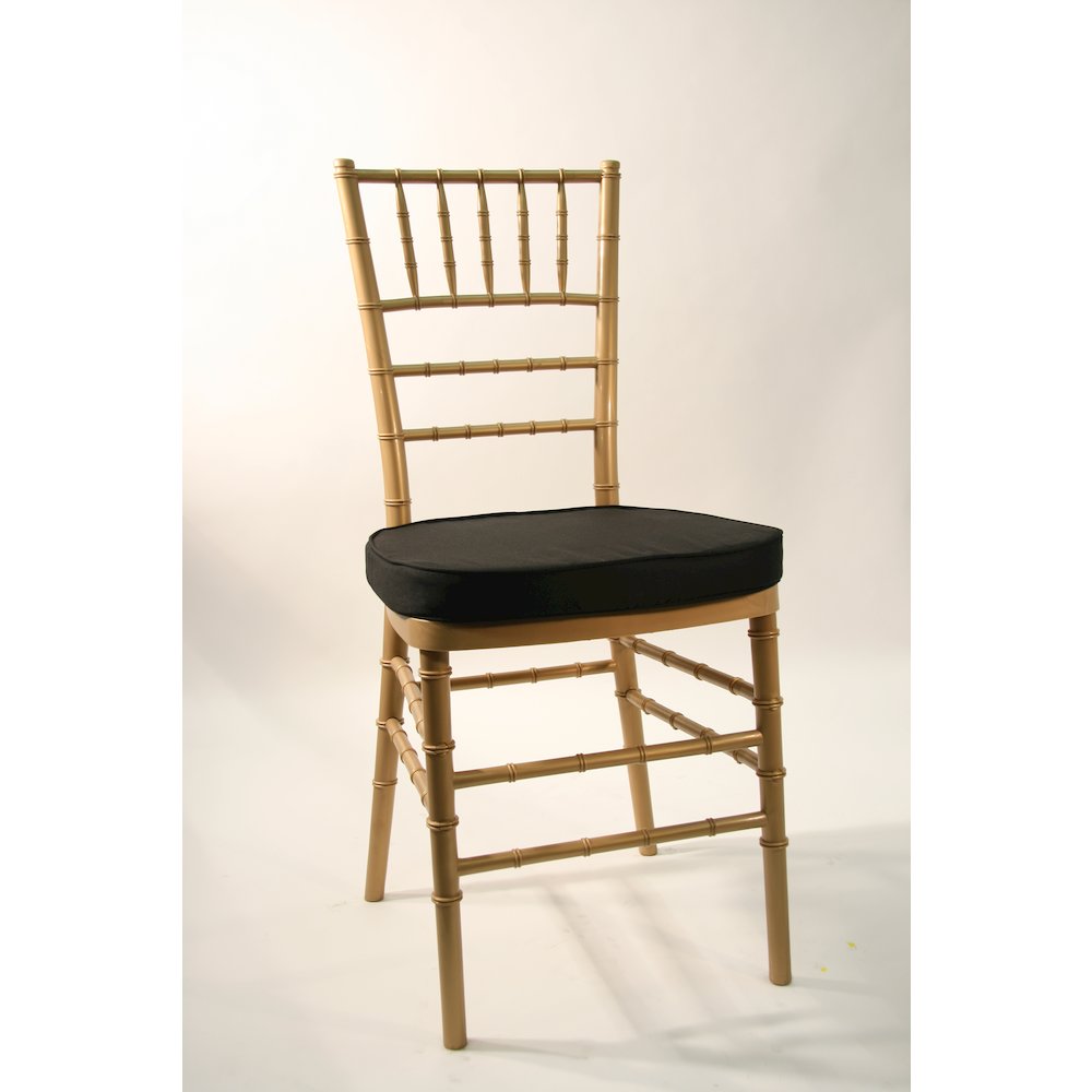 Commerical Seating Products Hoop and Loop Black Cushions Chairs