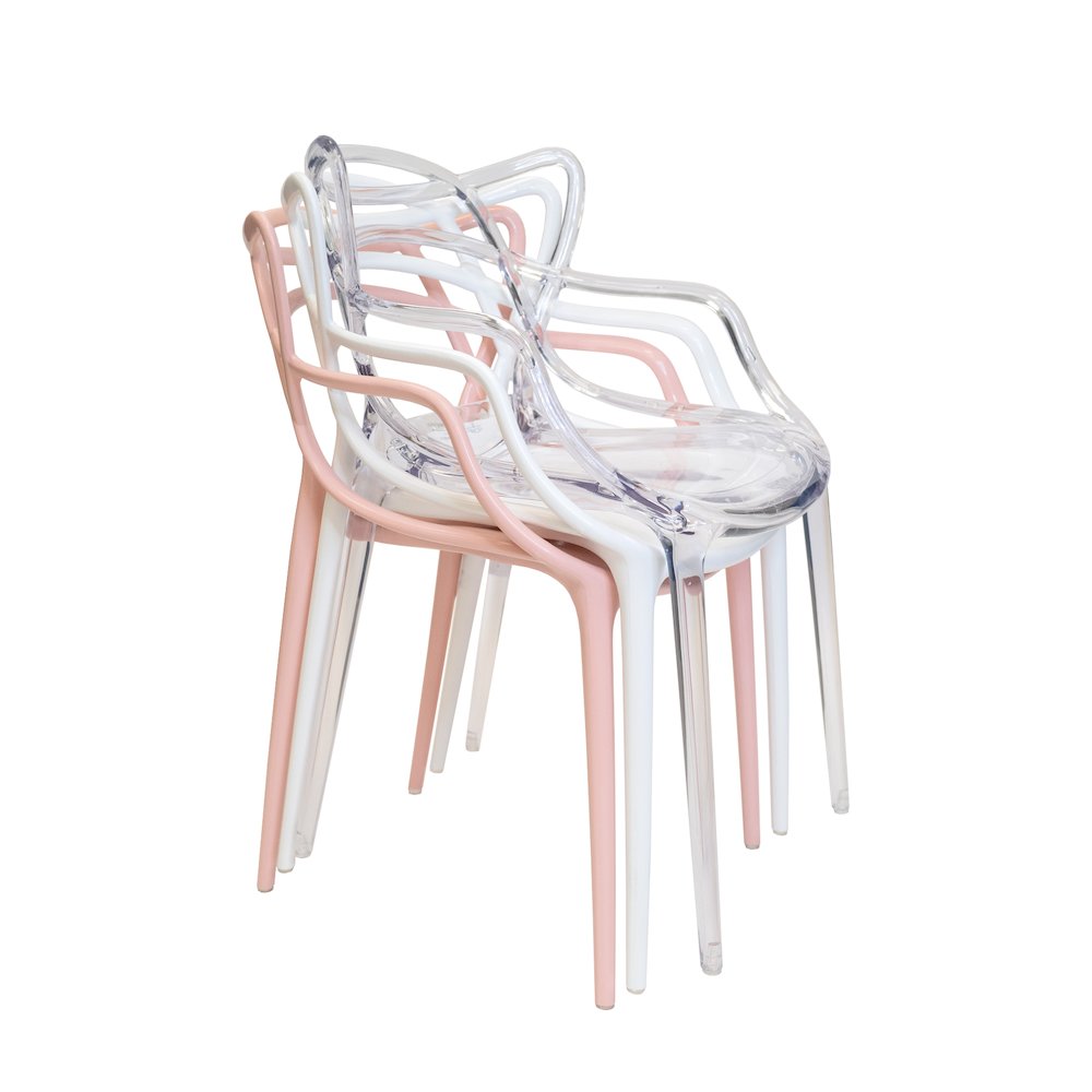 Commercial Seating Products kids David stacking chair in Pink