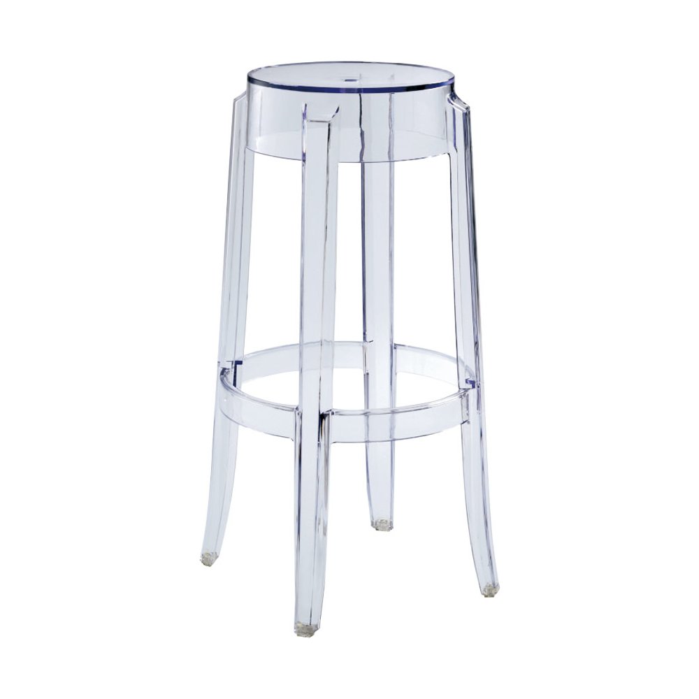 Commerical Seating Products RPC Clear  Kage Backless Stool Chairs