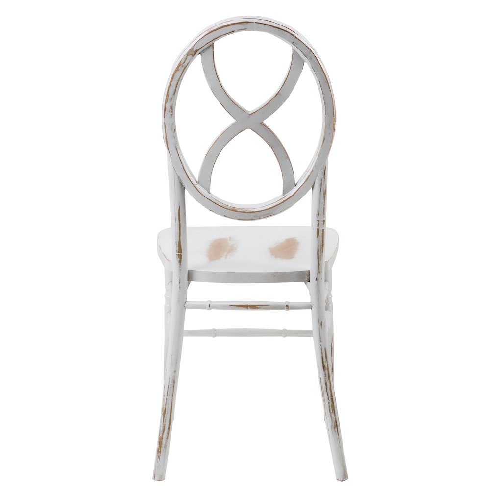 Commerical Seating Products Diamond Lime White Wash Wood Chairs