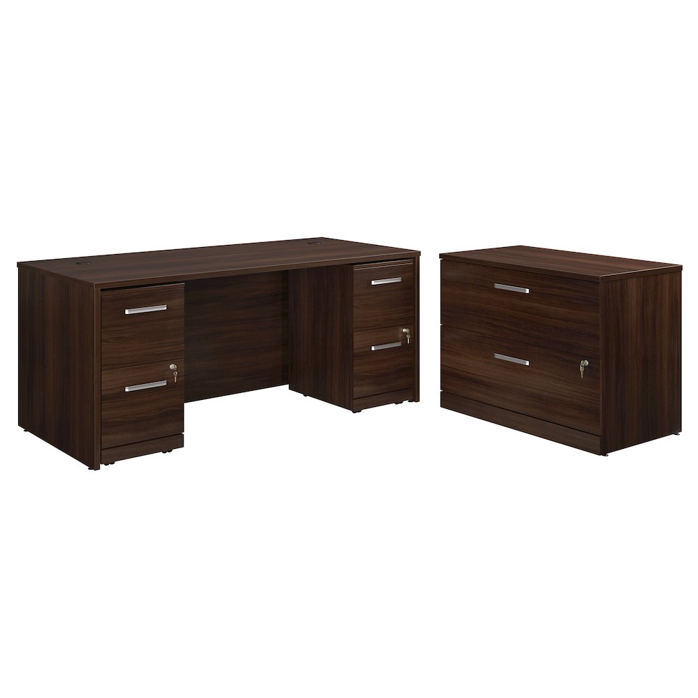 Affirm 72×30 Desk 2 Drawer Pedestal LAT Ste