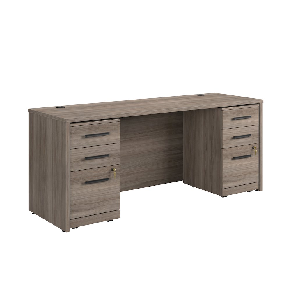 Affirm 72 X 24 She 3 Drawer Pedestal Ste