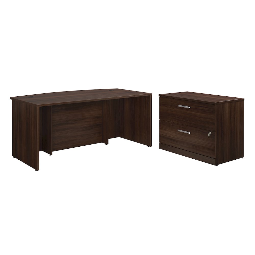 Affirm 72″ Bowfrt Desk & LAT Ste