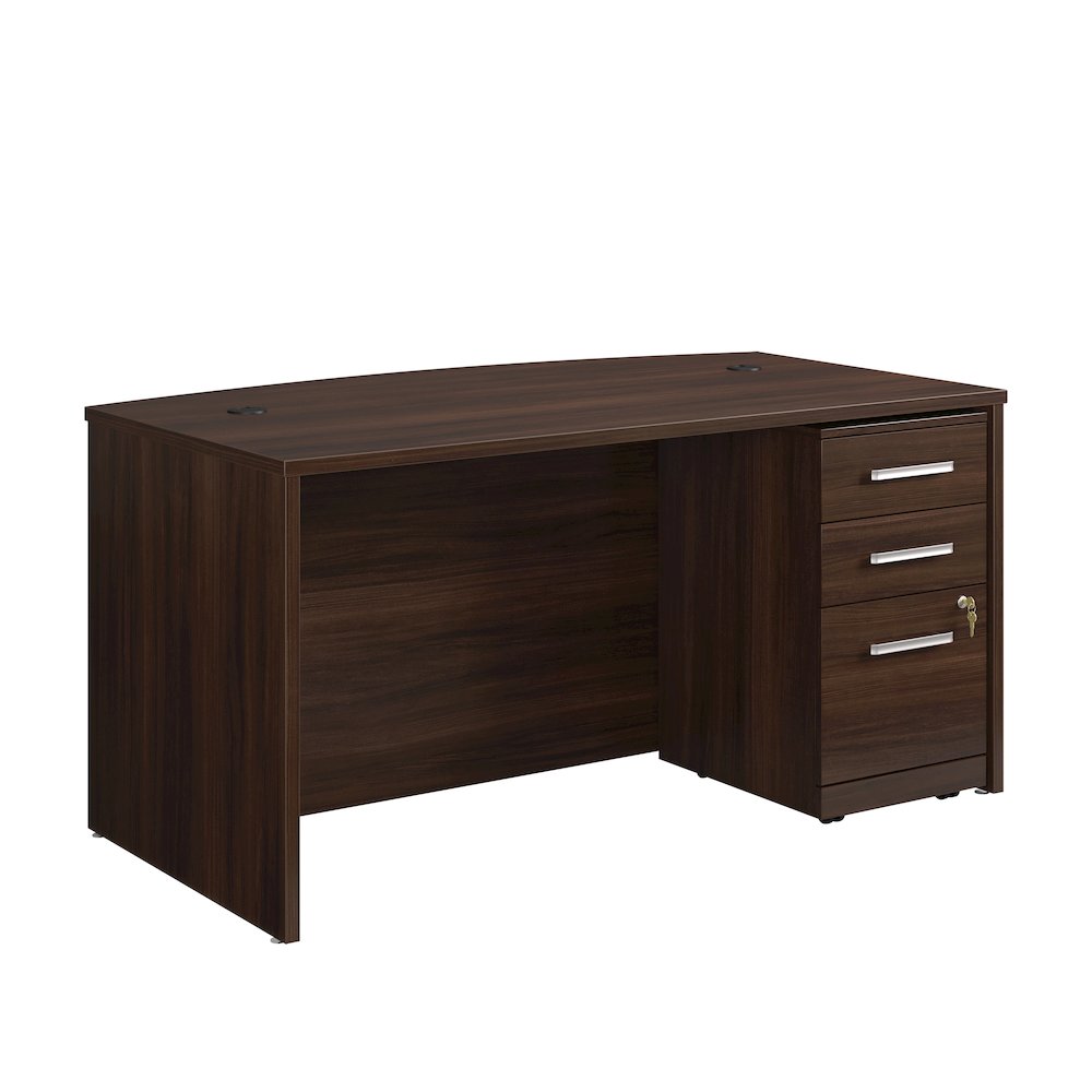 Affirm 60″ x 35″ 1-File Single Ped Bowfront Desk