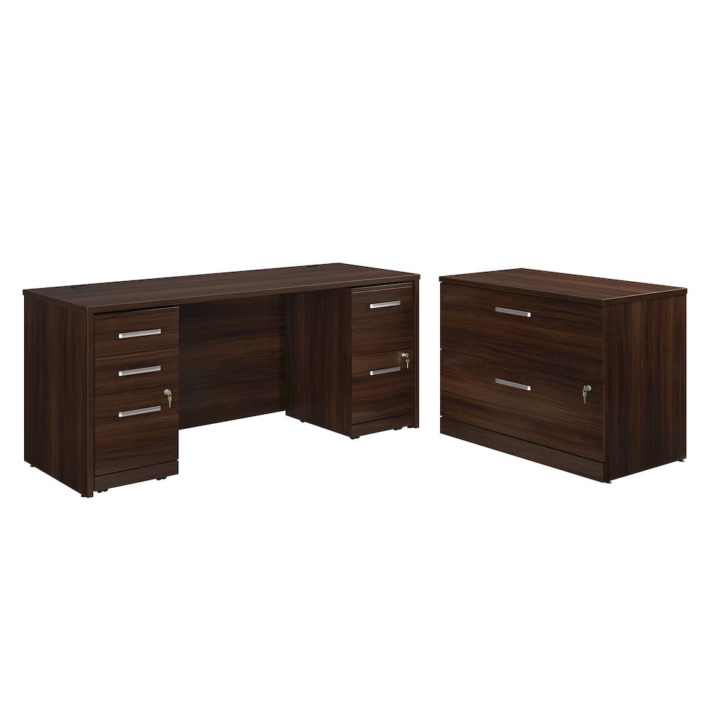 Affirm 72×24 Shl 3&2 Drawer Pedestal LAT Ste