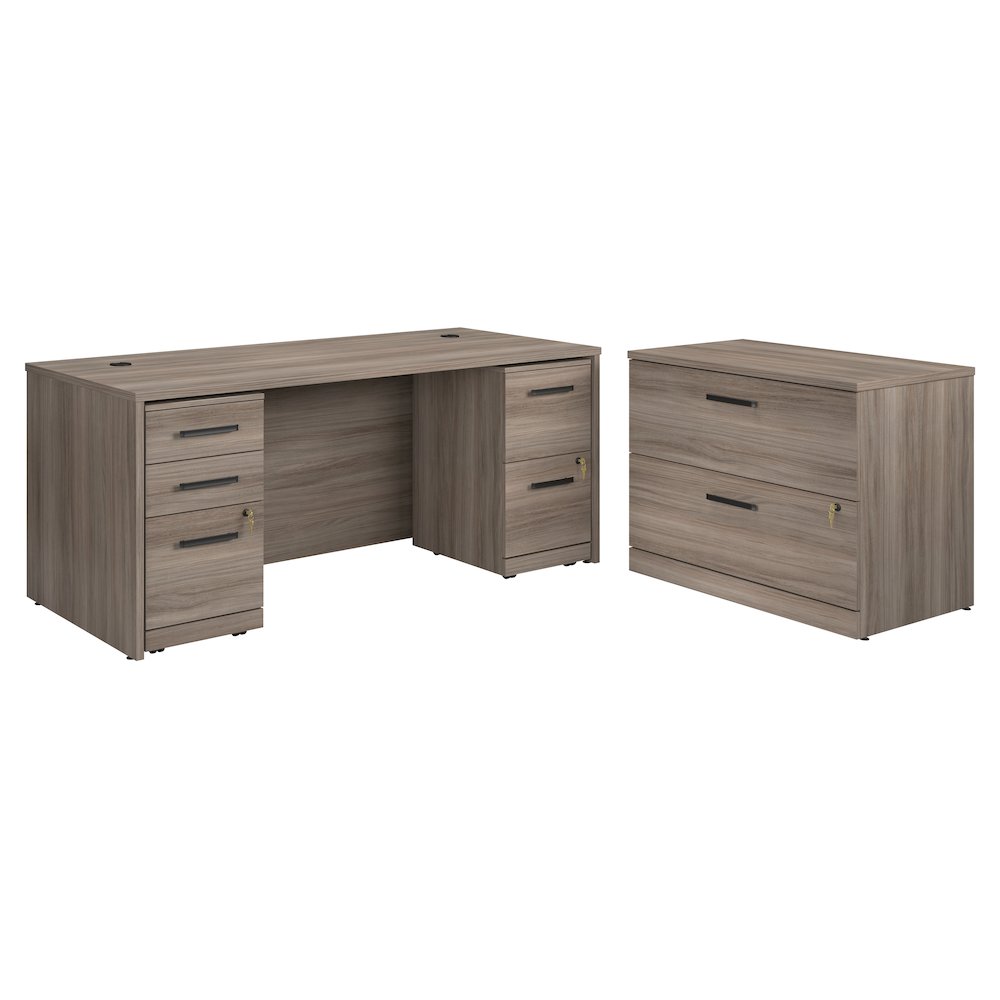 Affirm 72×30 Shell 2&3 Drawer Pedestal LAT Ste