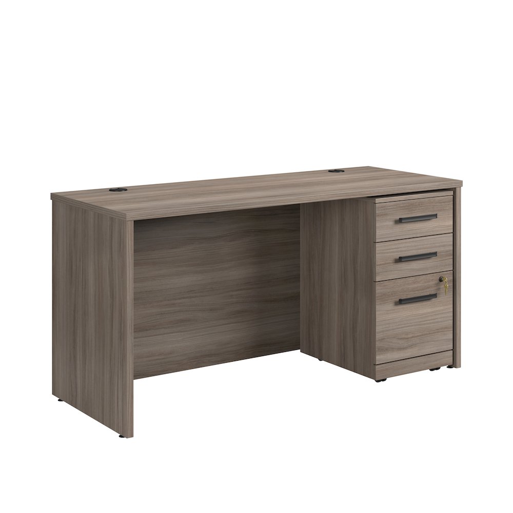 Affirm 60″ x 24″ 1-File Single Ped Desk