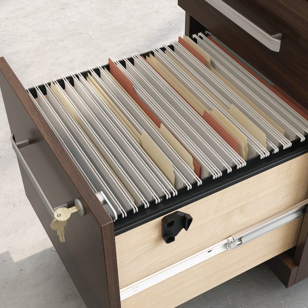 Affirm 72×30 Shell 3 Drawer Pedestal Ste