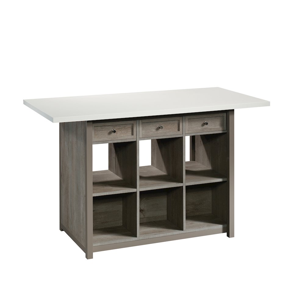 Durable Craft Work Table with Storage/Pantry cabinets