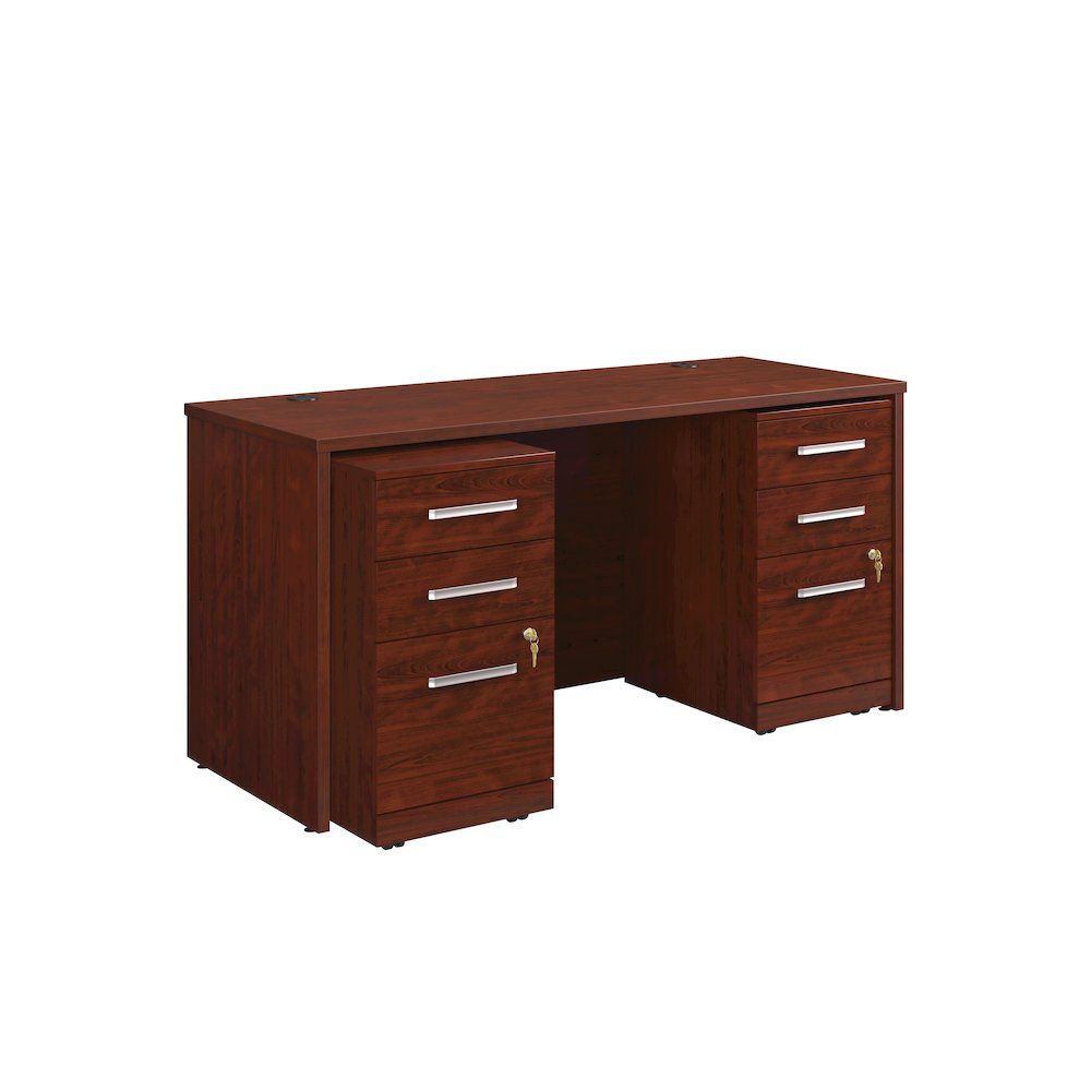 (2) 3 Drawer Pedestal