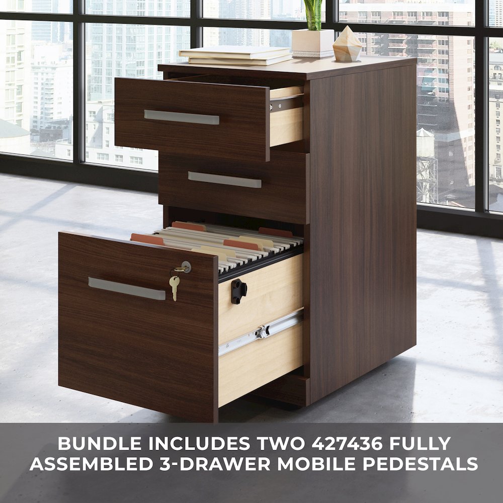 3 Drawer Pedestals (X2)