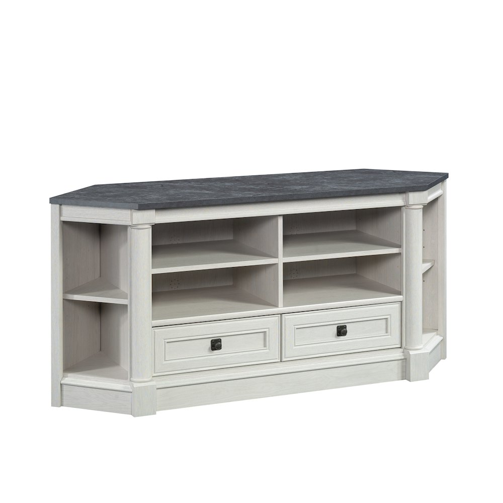 Palladia Corner TV Stand Console Entertainment Credenza