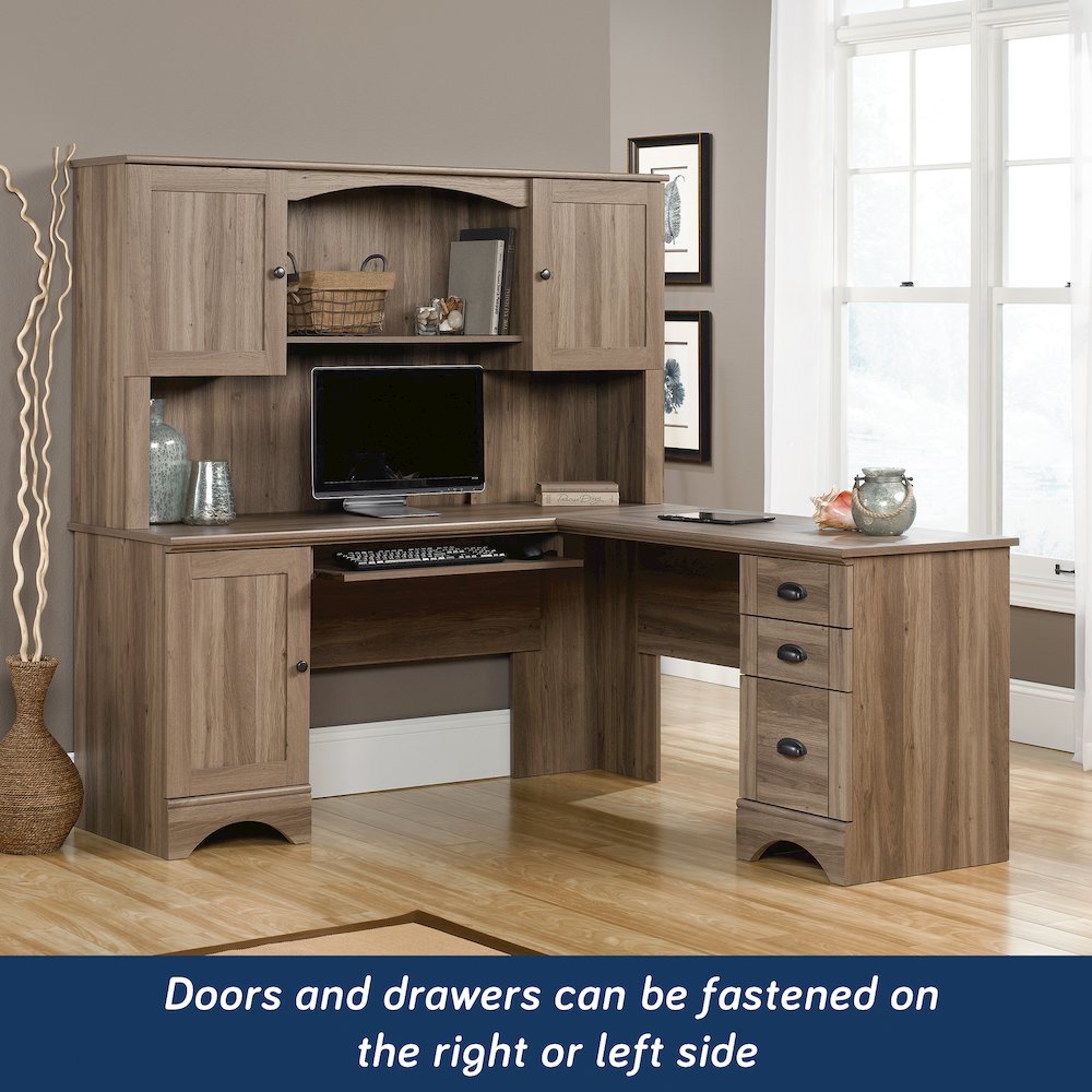 Harbor View Corner Hutch Desk
