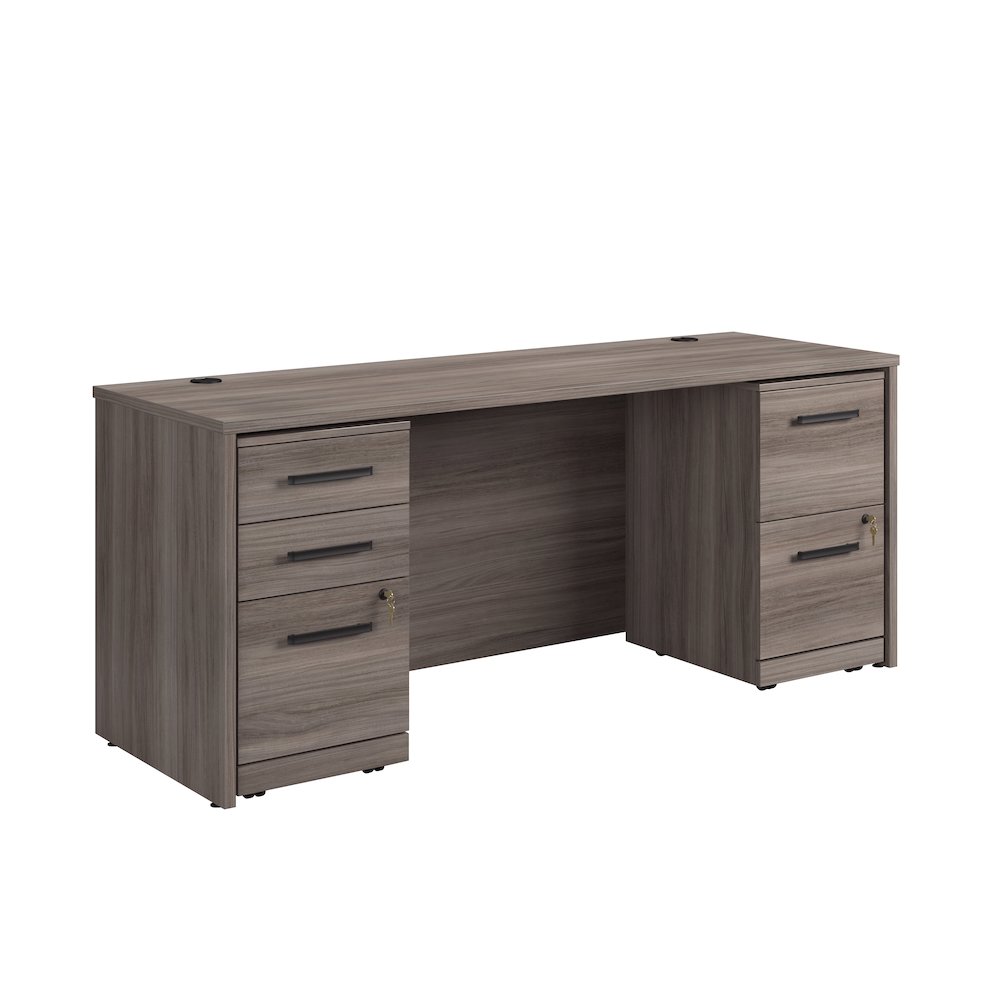 Affirm 72×24 Shell 3&2 Drawer Pedestal Ste