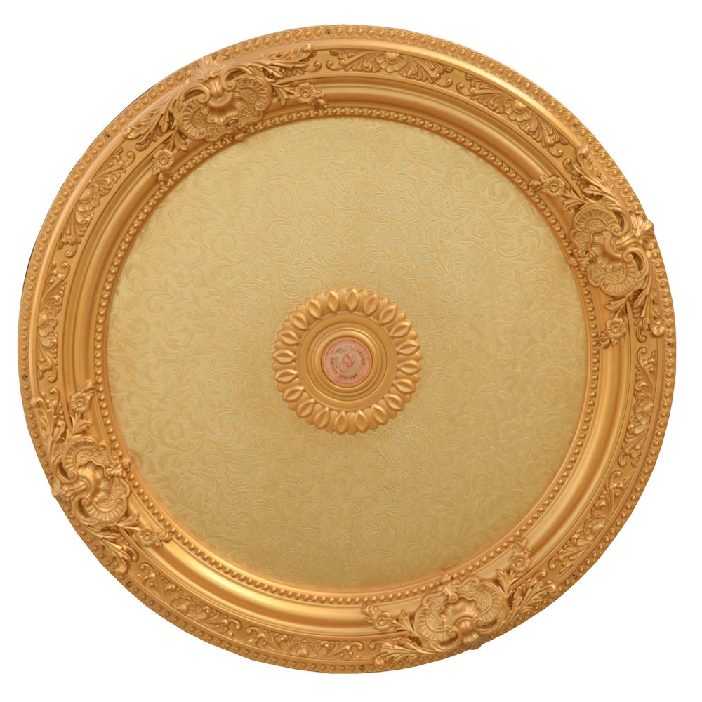 Cherubs Sky Round Chandelier Ceiling Medallion 36in