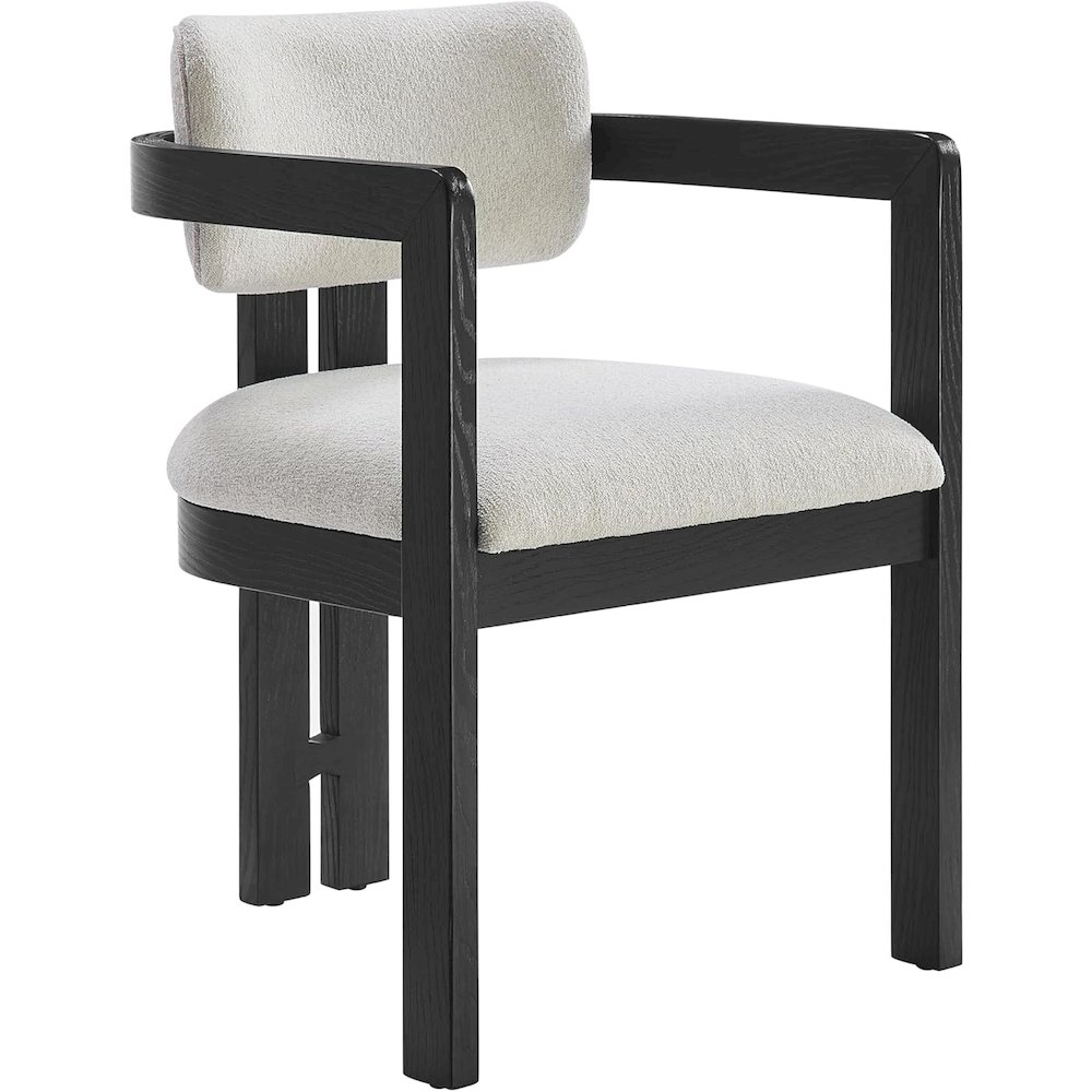 Tappelle Mid-Century Modern Fully Assembled Dining Arm Chairs