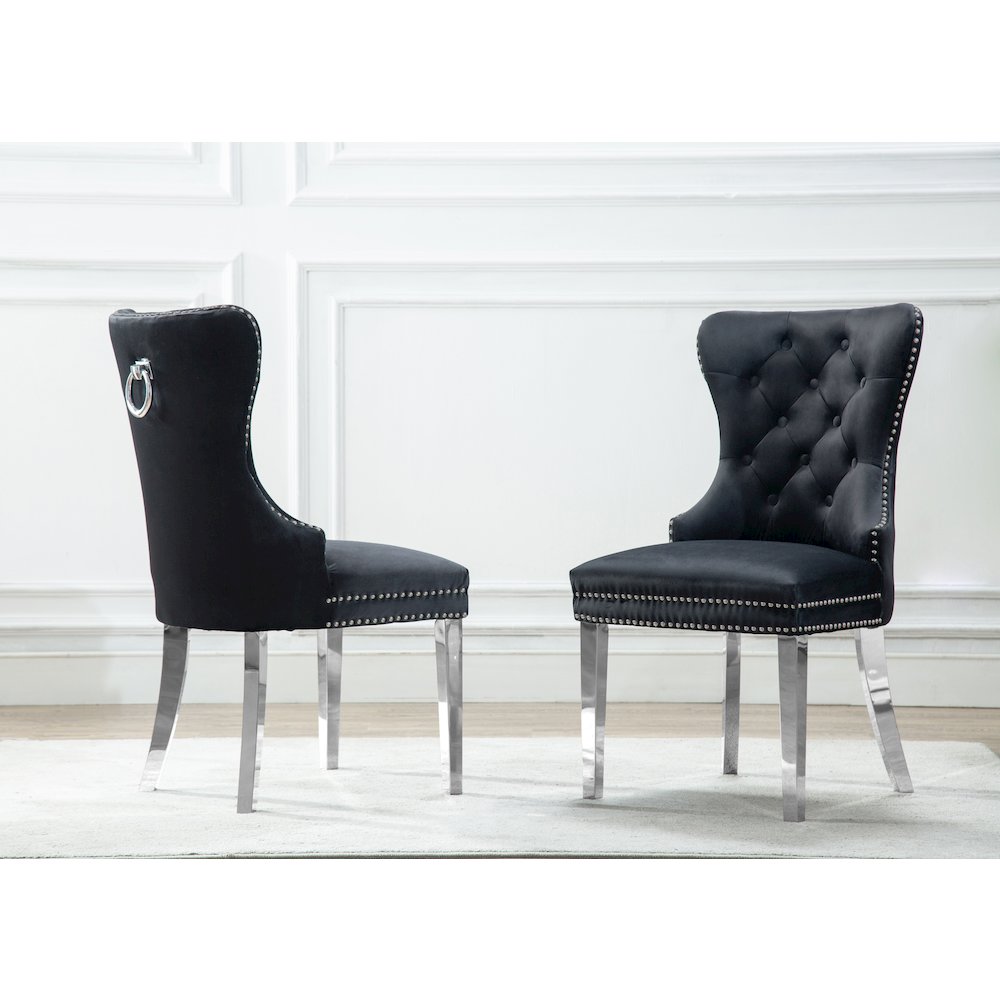 Velvet Tufted Dining Chair
