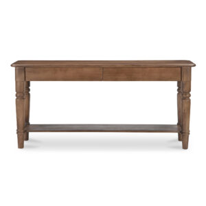 The Russet console table  features beautifully turned legs
