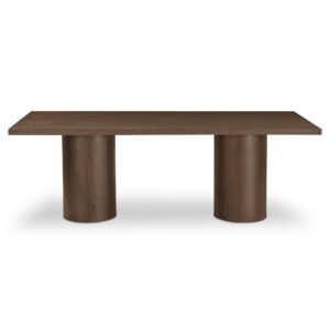 Pull up a chair—Hadley’s got the hosting covered. This table lets reclaimed neem wood do the talking