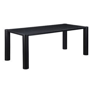 the Post dining table's gentle geometries come alive with each dining experience. Available in two sizes