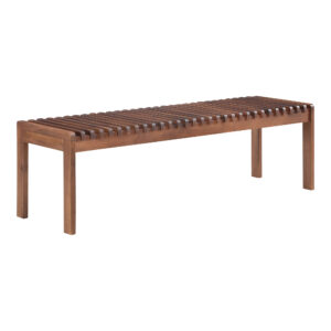 the solid wood Rohe bench is an ode to mid-century craftsmanship. A celebration of versatility