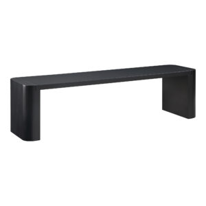 the Post dining bench's gentle geometries come alive with each dining experience. Available in two sizes