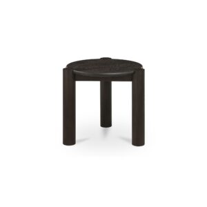 Built to round things out. A solid oak top with a smooth bullnose edge meets four sculptural column legs in a bold joinery detail that’s all craft and confidence. The legs add weight and definition to the rounded form