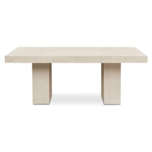 Big plans? Antonius is ready. With a crisp rectangular top and two bold pillar legs