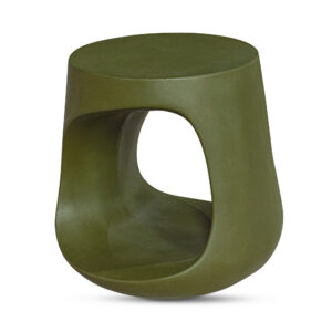 ready to blend into any organic garden arrangement or to place beside the softness of a sofa as an end table. Made of high-quality concrete and fiber mix to provide comfortable voguish seating for a modern interior.