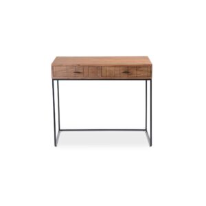 An organic office sanctuary. Made from beautifully patterned solid acacia wood