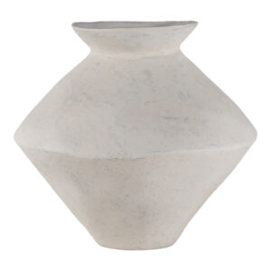 the Raja decorative vessel has the timeless appeal of ancient forms. Completely made and finished by skilled artisans