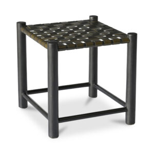 the Selby stool gracefully weathers the test of time. Each passing day brings out the true character of the colored leather
