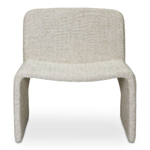 An accent chair with a soft spot for geometry. Ella starts with the oval—then quietly edits it into a contemporary silhouette that feels fresh