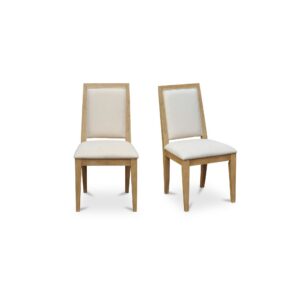 Framed to feel familiar. Adrian keeps tradition comfortable. A high back
