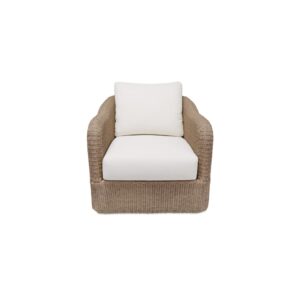 Some outdoor chairs sit there—Bodhi joins the conversation. Its rounded