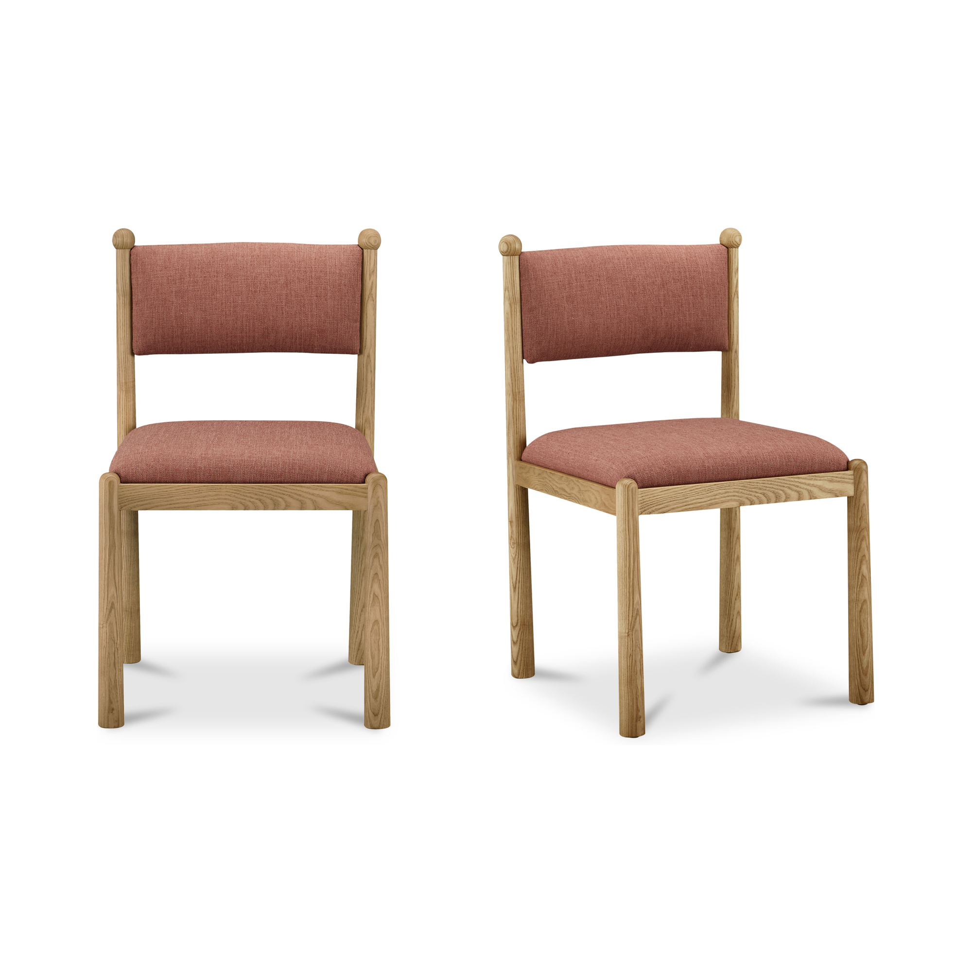 Villetta Dining Chair Deep Pink – Set Of Two