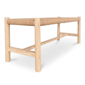 the Hawthorn bench is a seat that brings connection. With a tactile feel to elevate any space