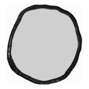 a playful spin on the classic wall mirror. With its unique Wabi-Sabi wobbles
