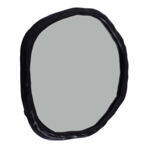 a playful spin on the classic wall mirror. With its unique Wabi-Sabi wobbles